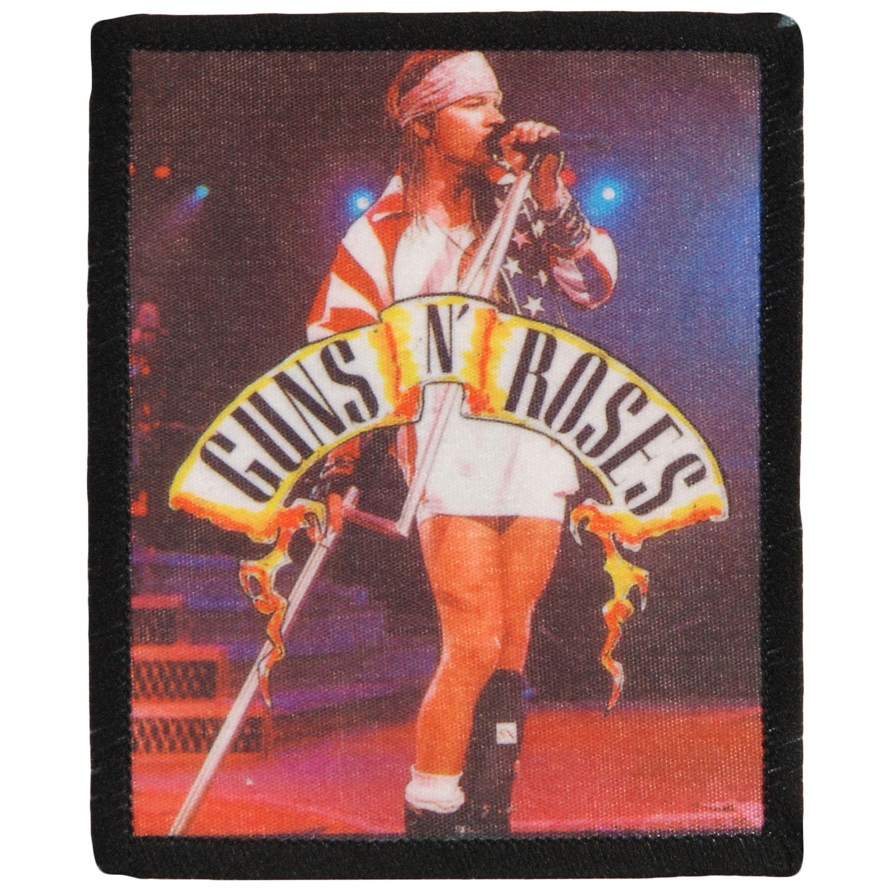 Guns N Roses Axl Rose Screen Printed Patch