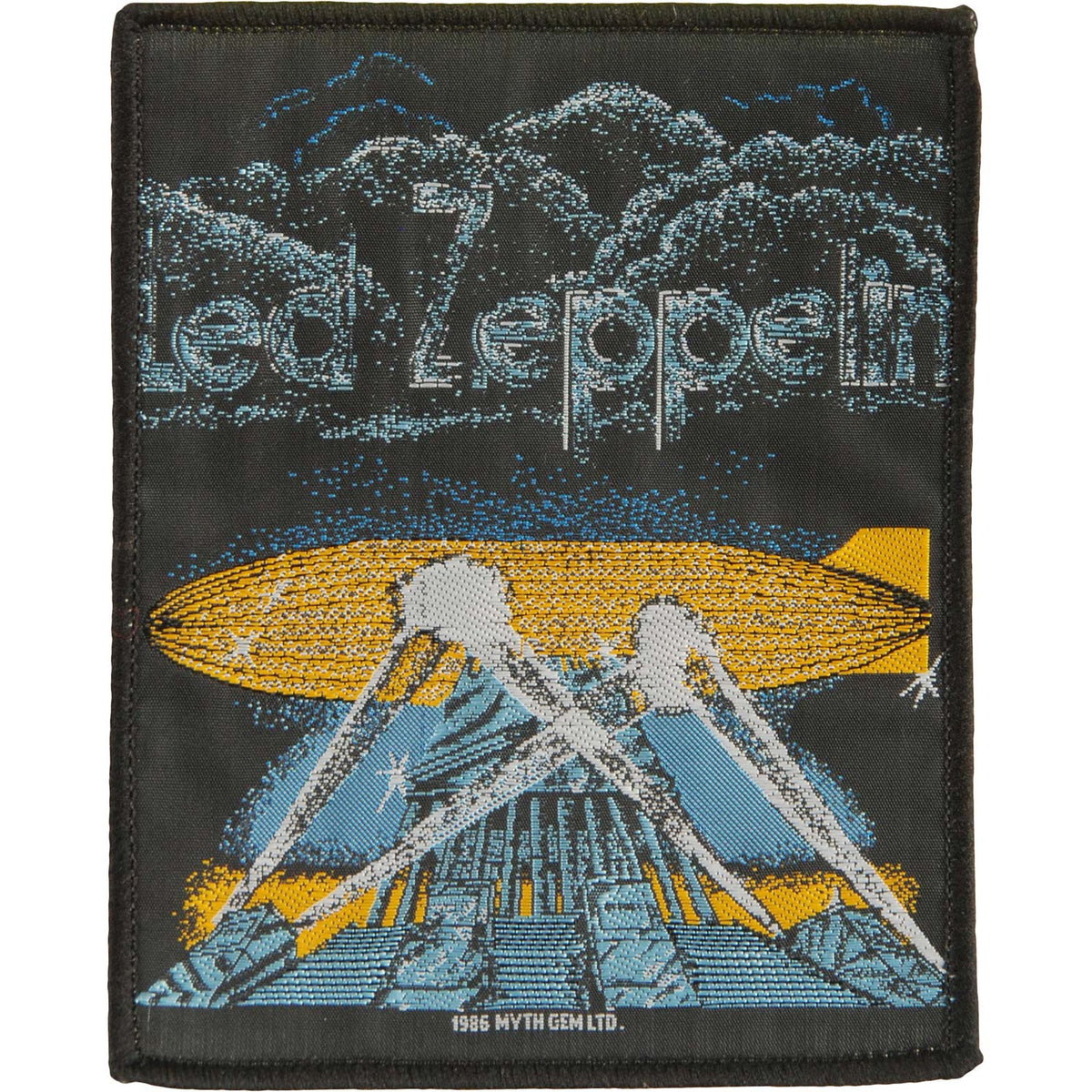 Led Zeppelin Logo 2 Woven Patch Front