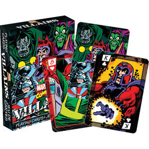 Marvel Comics Villains Playing Cards