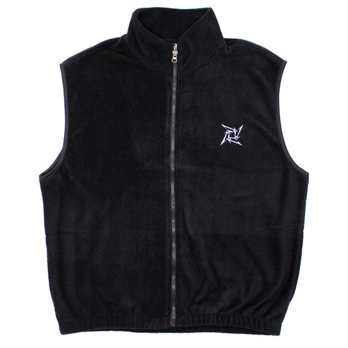Metallica Metallica Logo & Ninja Star Polar Fleece Polar Fleece Tek Vest Vest