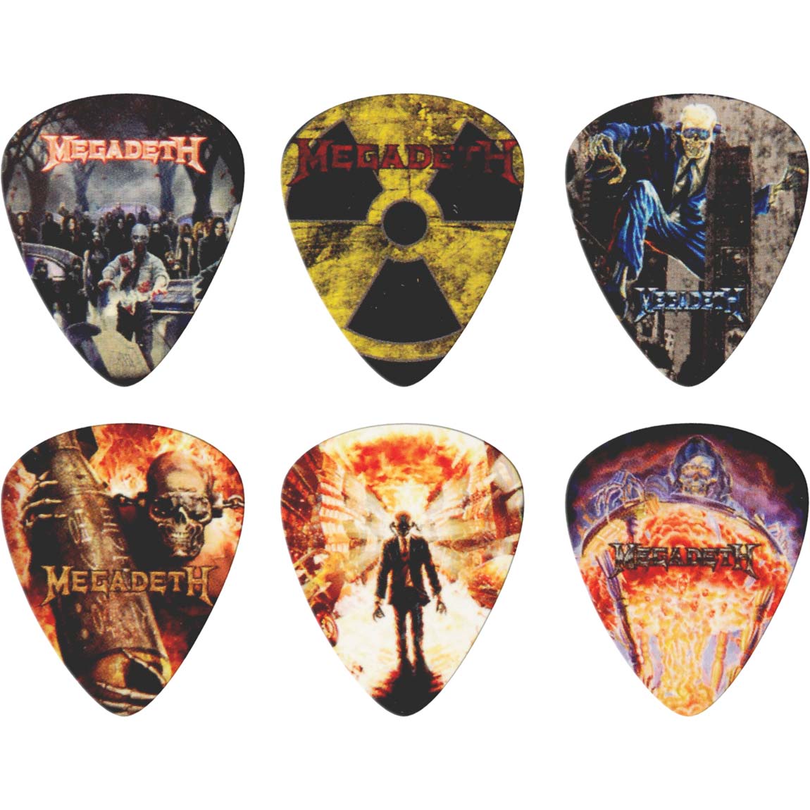 Megadeth Guitar Pick Front