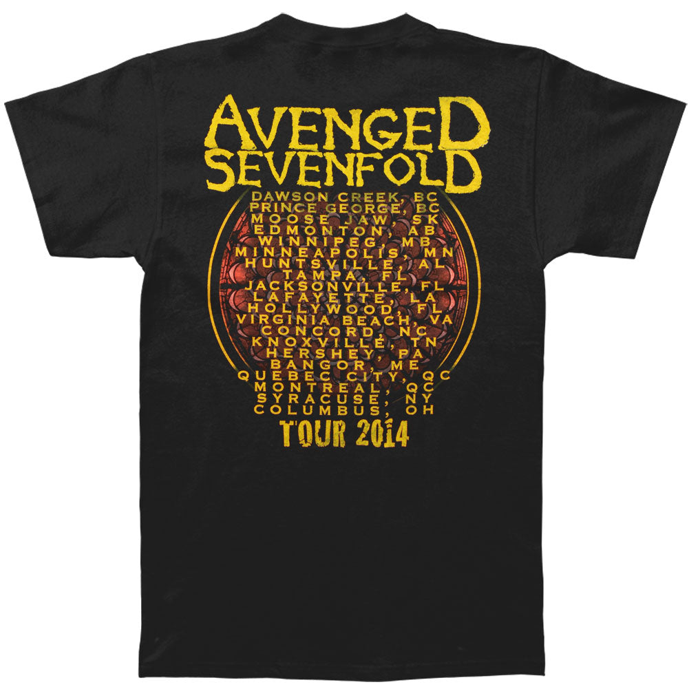 Avenged Sevenfold New Day Rises 2014 Tour T-shirt Back