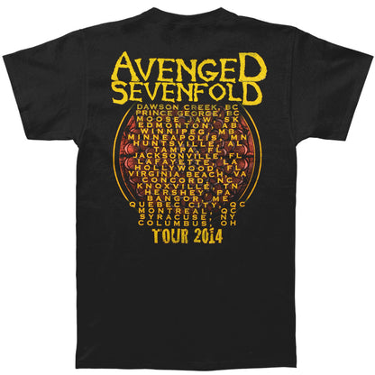 Avenged Sevenfold New Day Rises 2014 Tour T-shirt Back