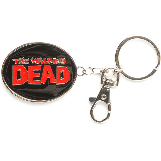 Walking Dead Graveyard Metal Key Chain Front