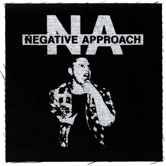 Negative Approach Cloth Patch Front