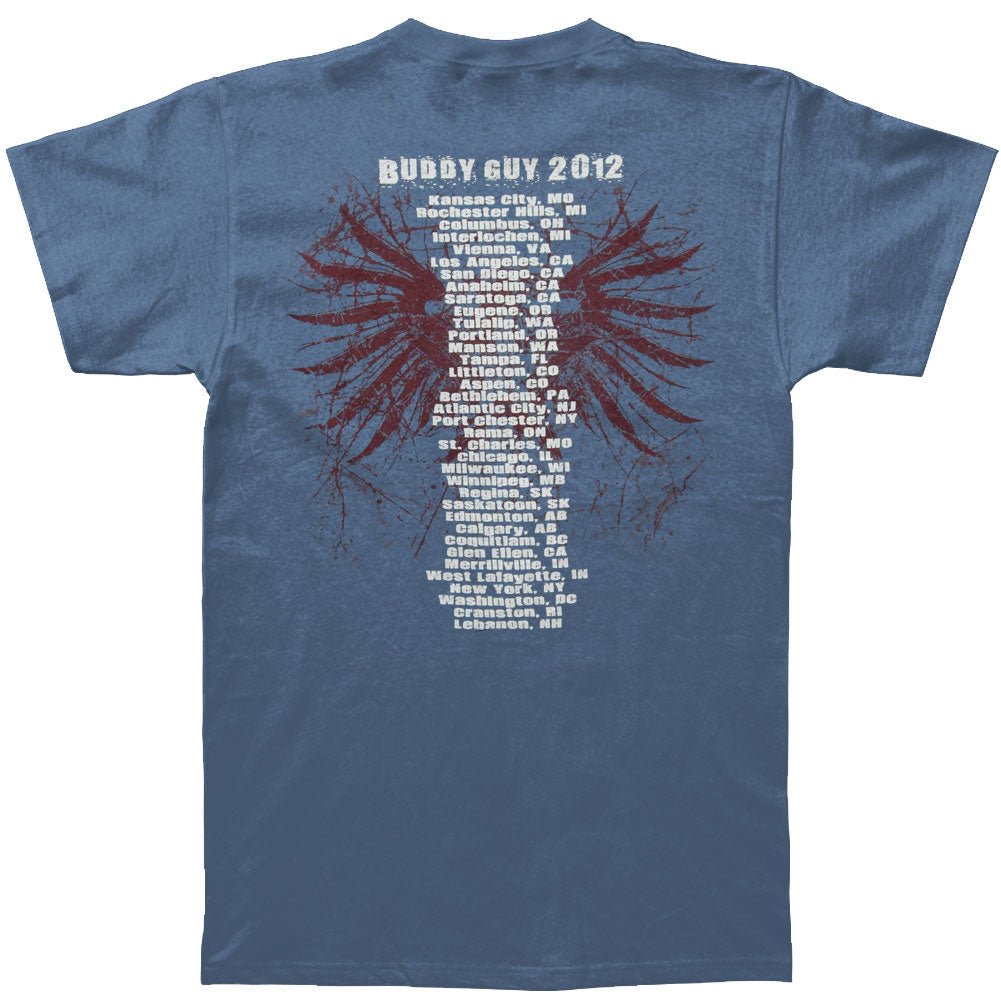 Buddy Guy Gothic Guitar 2012 Tour Slim Fit T-shirt