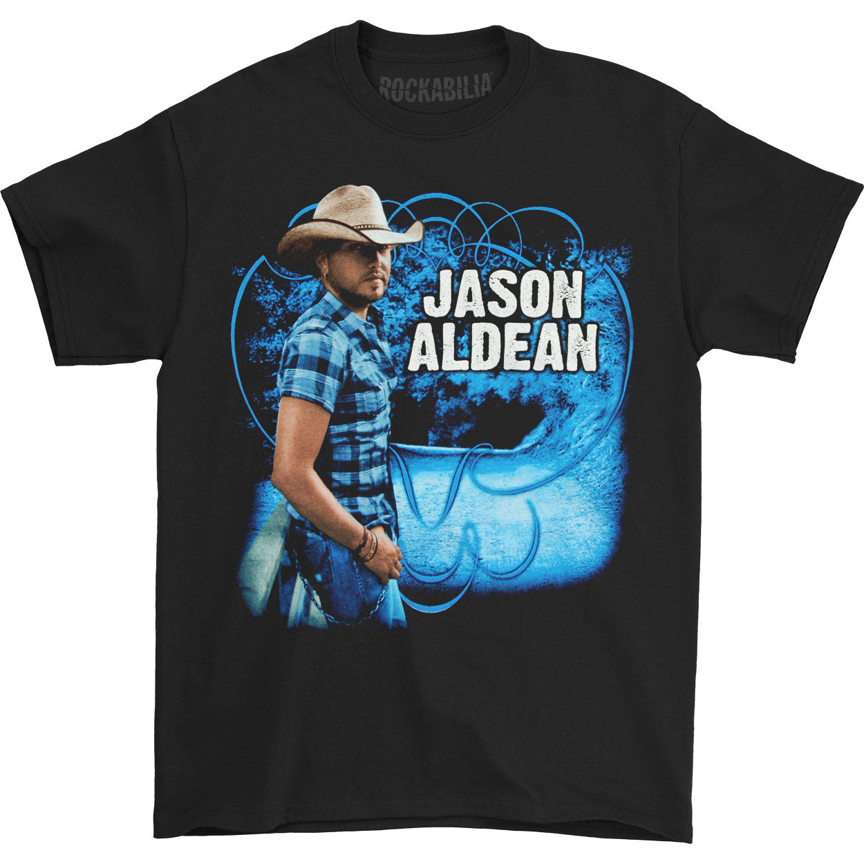 Jason Aldean Plaid Shirt 2011 Tour T-shirt