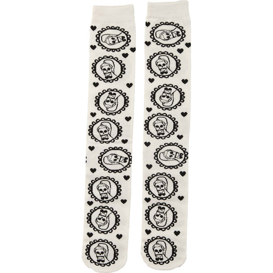 Lady Gaga Skeleton Socks Front
