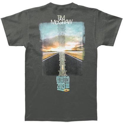 Two Lanes Of Freedom 2013 Tour Slim Fit T-shirt