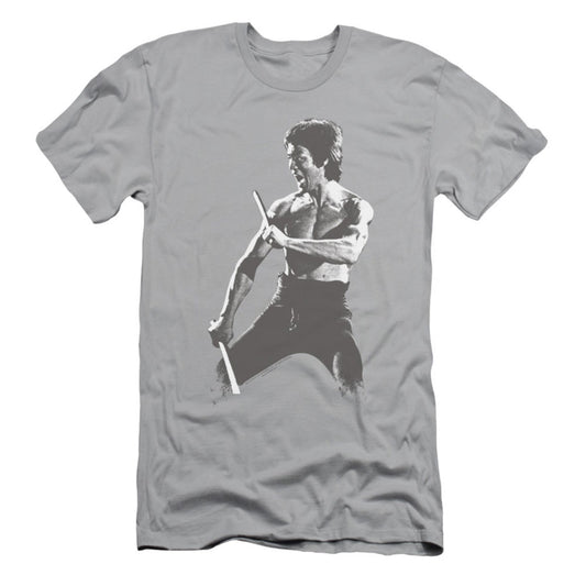 Bruce Lee Chinese Characters Slim Fit T-shirt Front