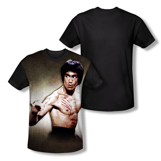 Bruce Lee Scratched Sublimation T-shirt