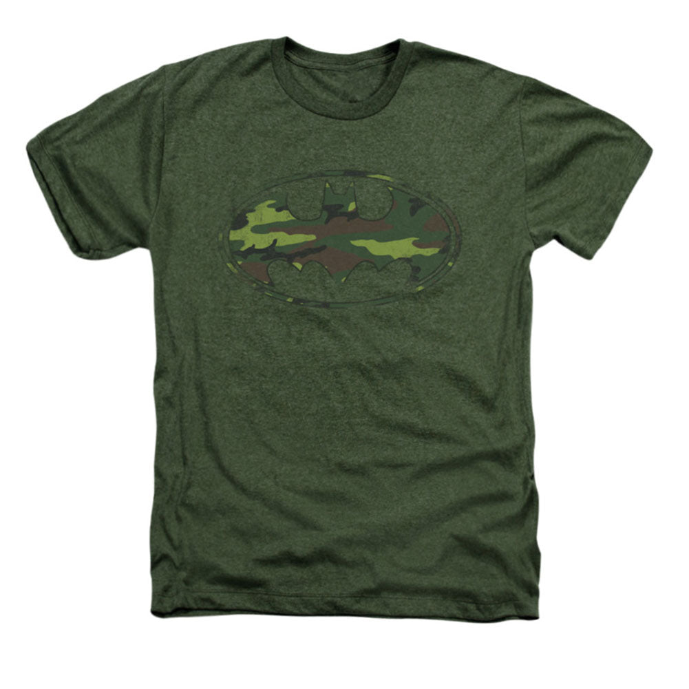 Batman Distressed Camo Shield T-shirt