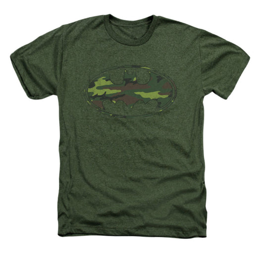 Batman Batman Distressed Camo Shield T-shirt
