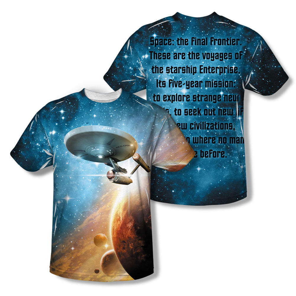 Star Trek Final Frontier Sublimation T-shirt