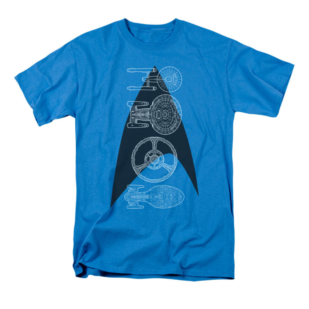 Star Trek Line Of Ships T-shirt