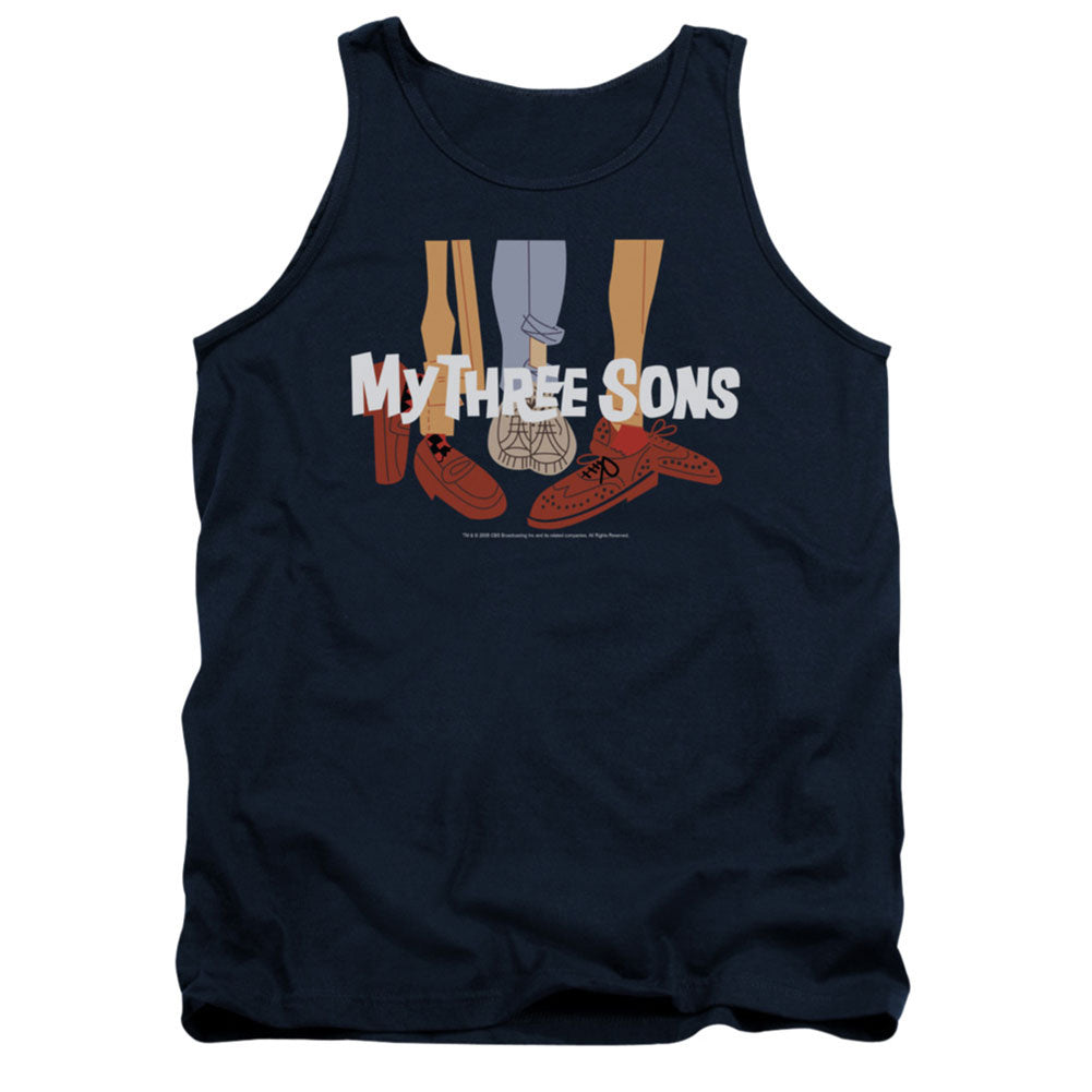 My Three Sons Shoes Logo Mens Tank