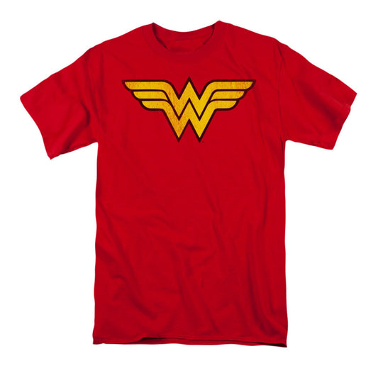 DC Comics Wonder Woman Logo Dist T-shirt Front