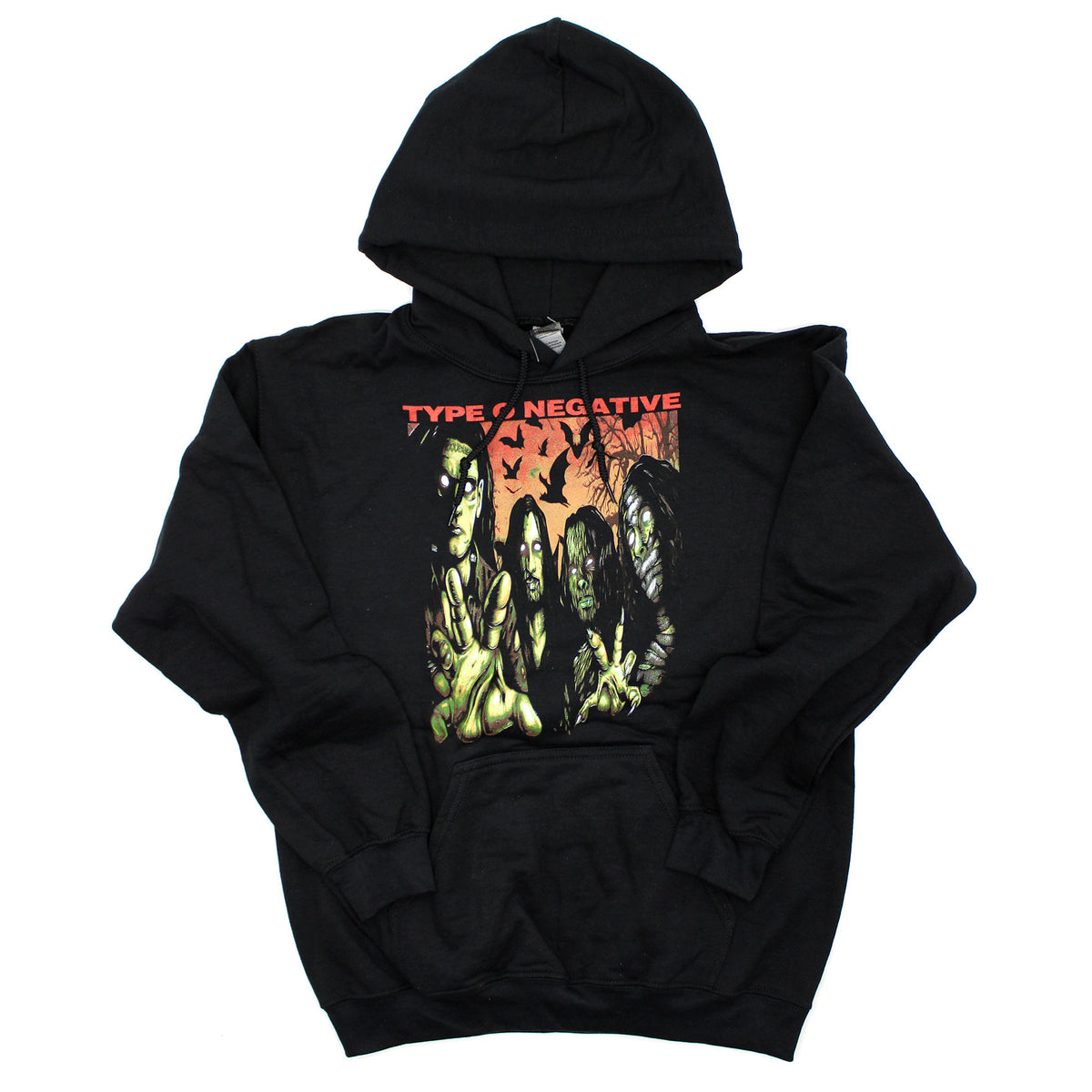 Type O Negative Zombie Hooded Sweatshirt Front