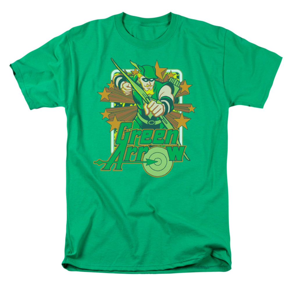 DC Comics Green Arrow Stars T-shirt