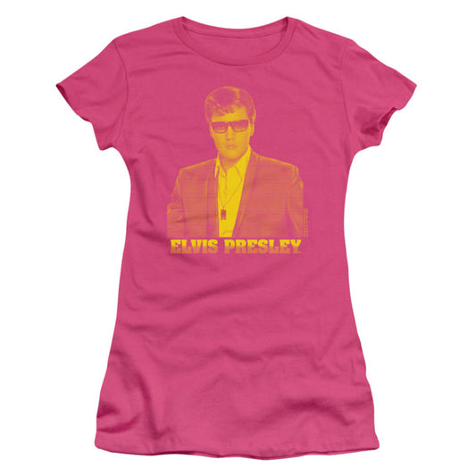Elvis Presley Yellow Elvis Cap Sleeve Junior Top