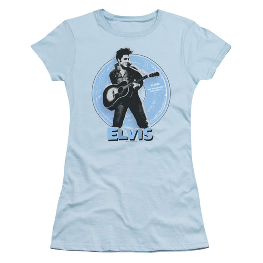 Elvis Presley 45 Rpm Cap Sleeve Junior Top