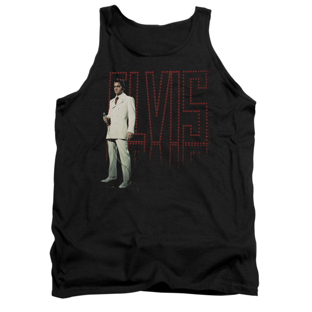 Elvis Presley White Suit Mens Tank