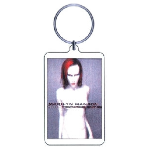 Marilyn Manson Plastic Key Chain Front