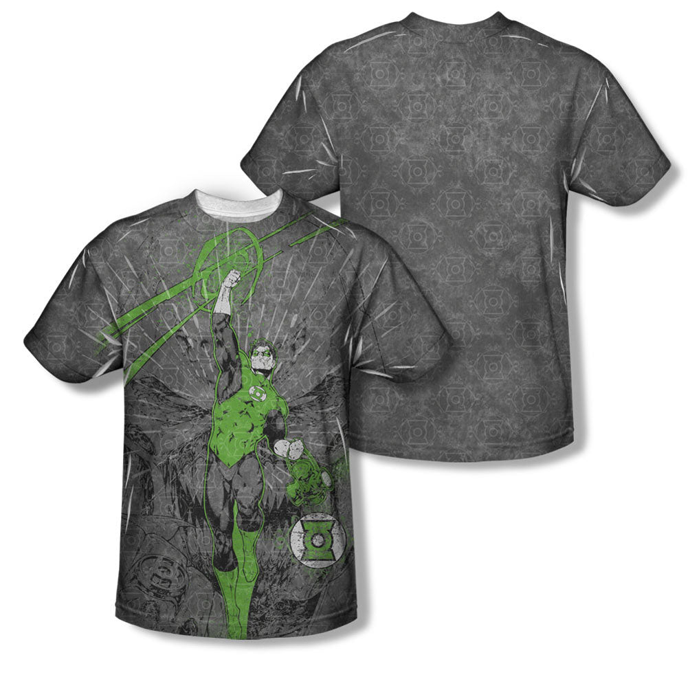Green Lantern Vanquish Evil Sublimation T-shirt