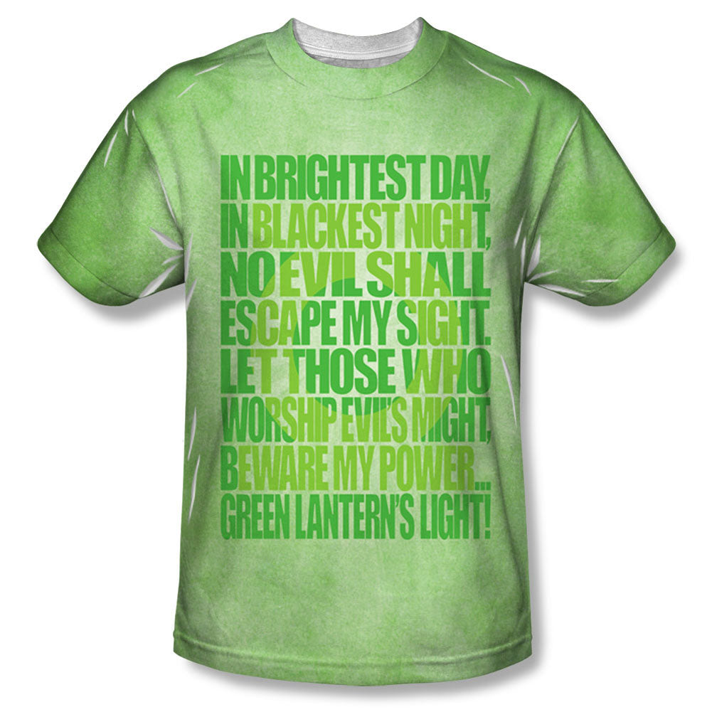 Green Lantern Oath Sublimation T-shirt