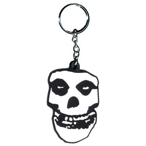 Misfits Skull Rubber Key Chain Front