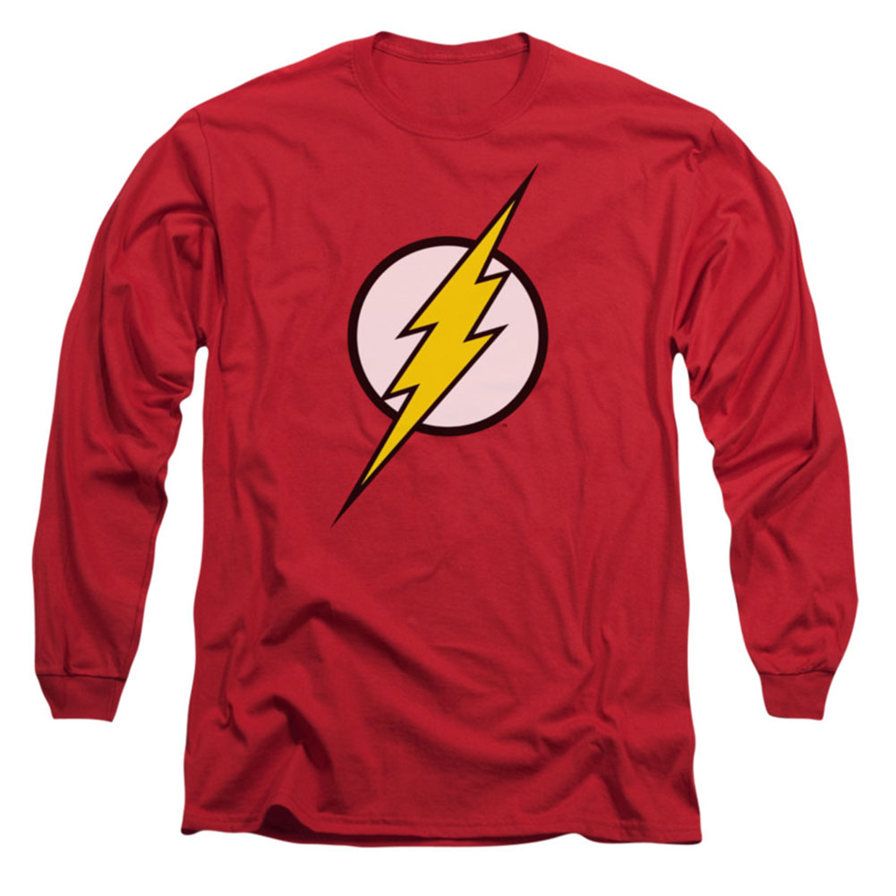 Justice League Of America Flash Logo Long Sleeve