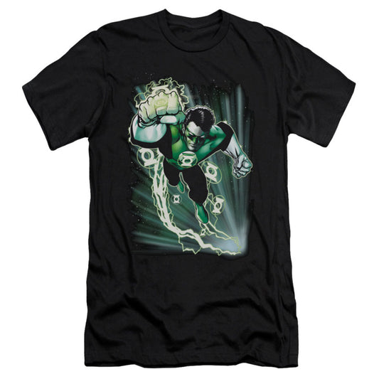 Justice League Of America Emerald Energy Slim Fit T-shirt
