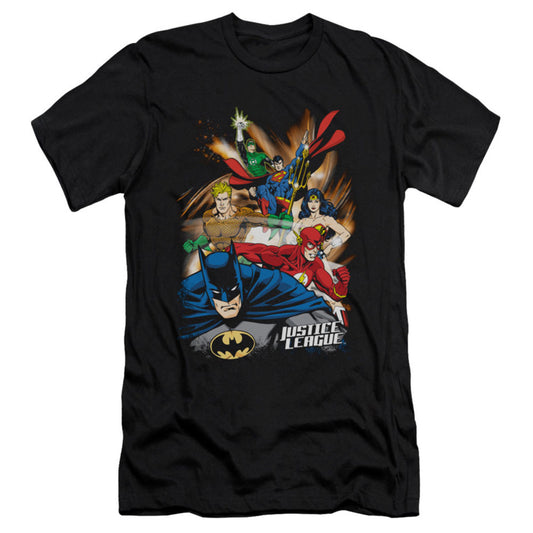 Justice League Of America Starburst Slim Fit T-shirt