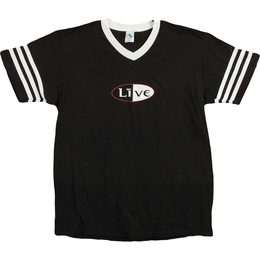 Live Black & White Soccer  Jersey Front