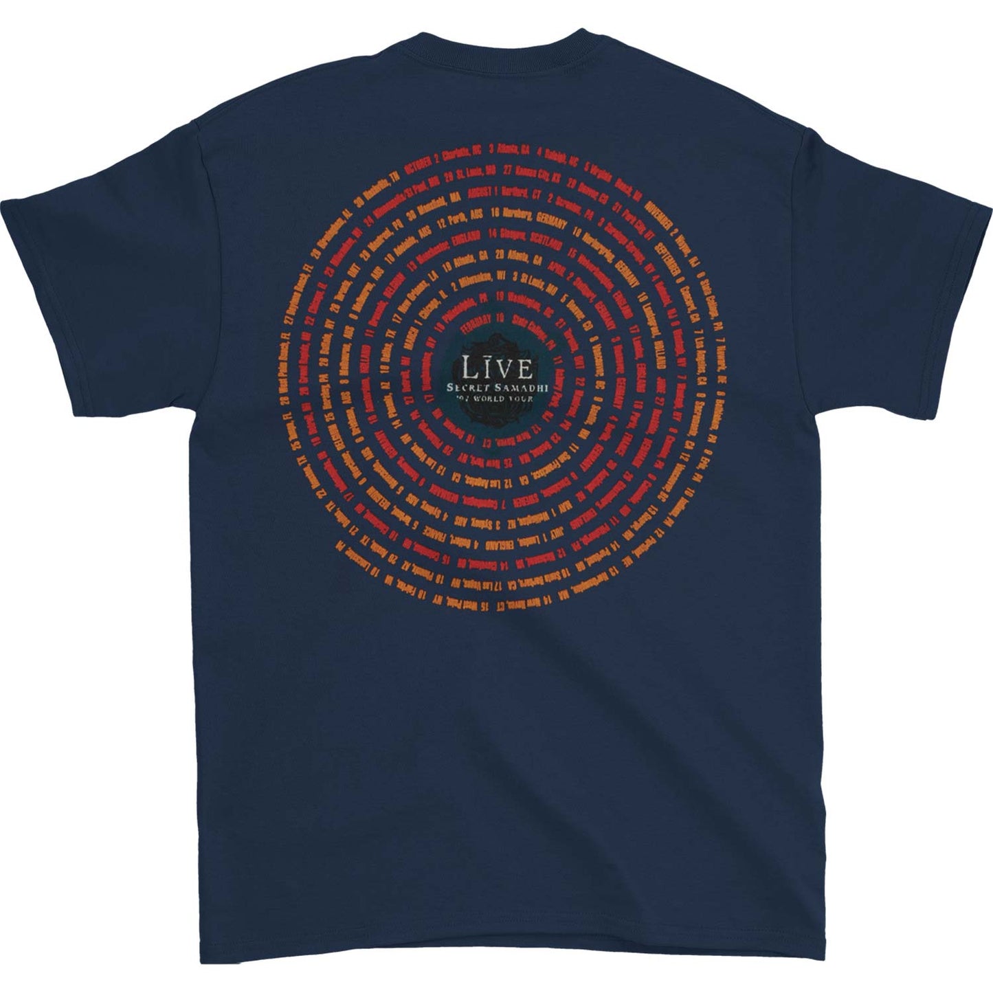 Live Secret Samadhi 97 Tour T-shirt