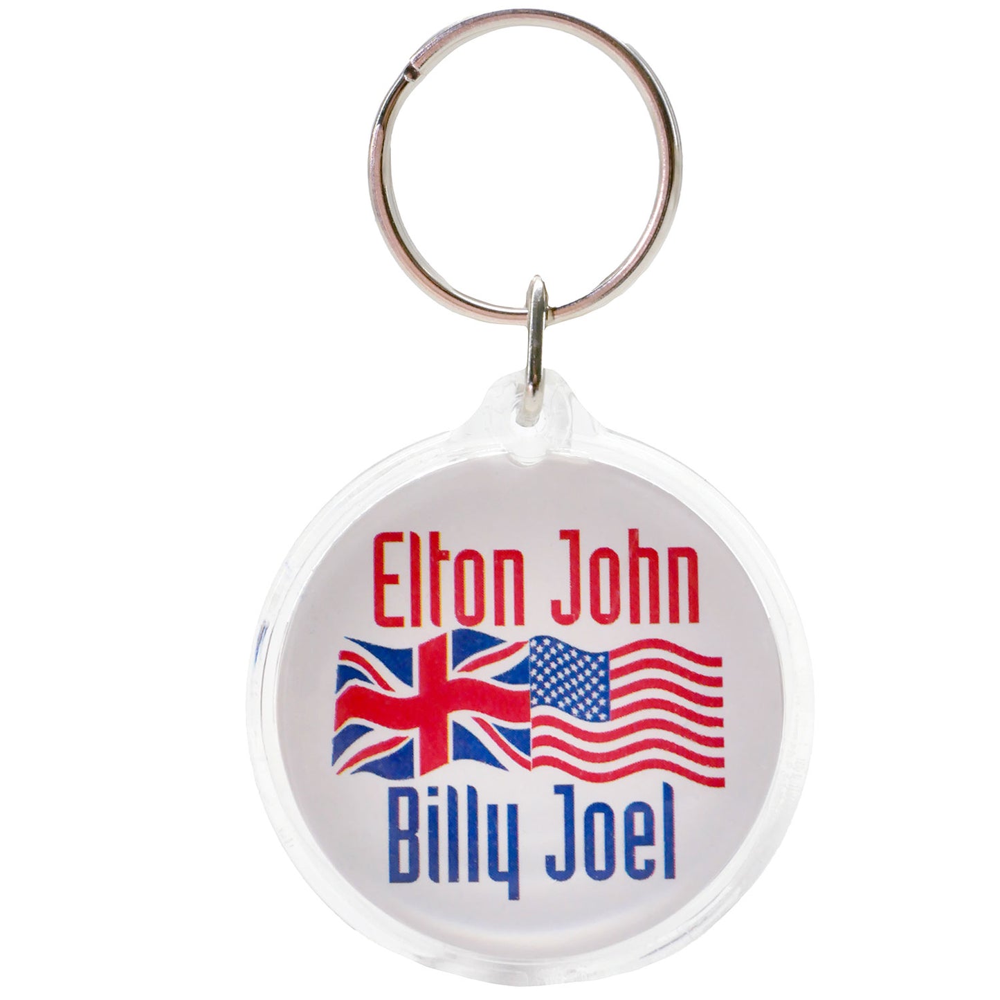 Billy Joel & Elton John Acrylic Keychain Plastic Key Chain