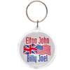 Billy Joel & Elton John Acrylic Keychain Plastic Key Chain