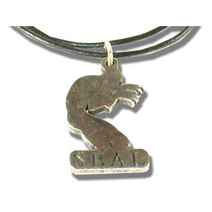 Seal Pendant Necklace Front