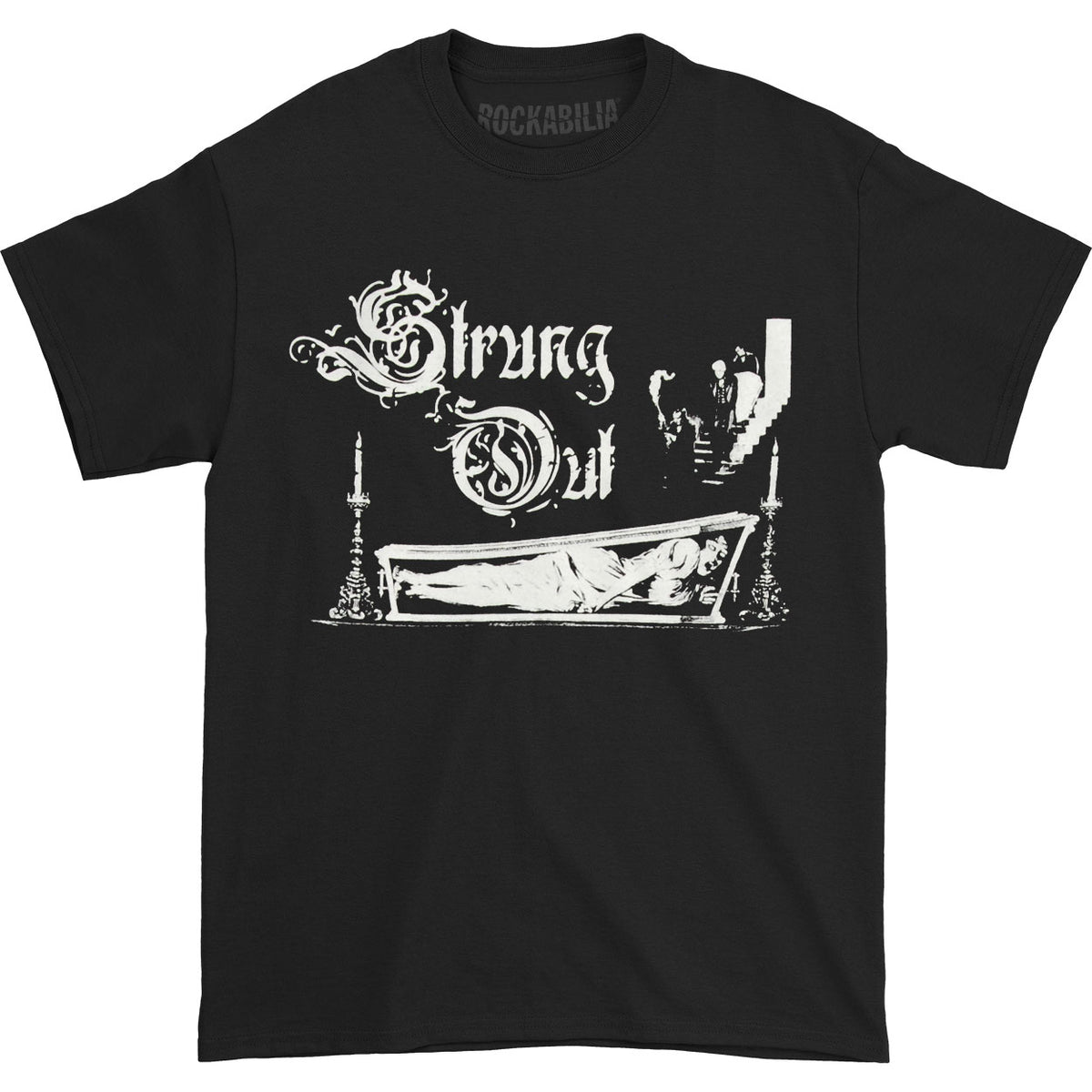 Strung Out Coffin T-shirt Front