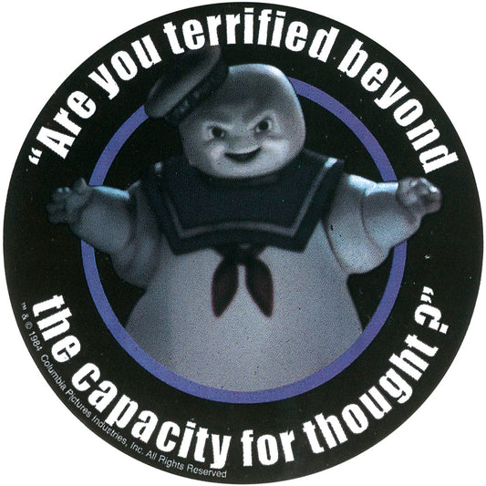 Ghostbusters Terrified Sticker