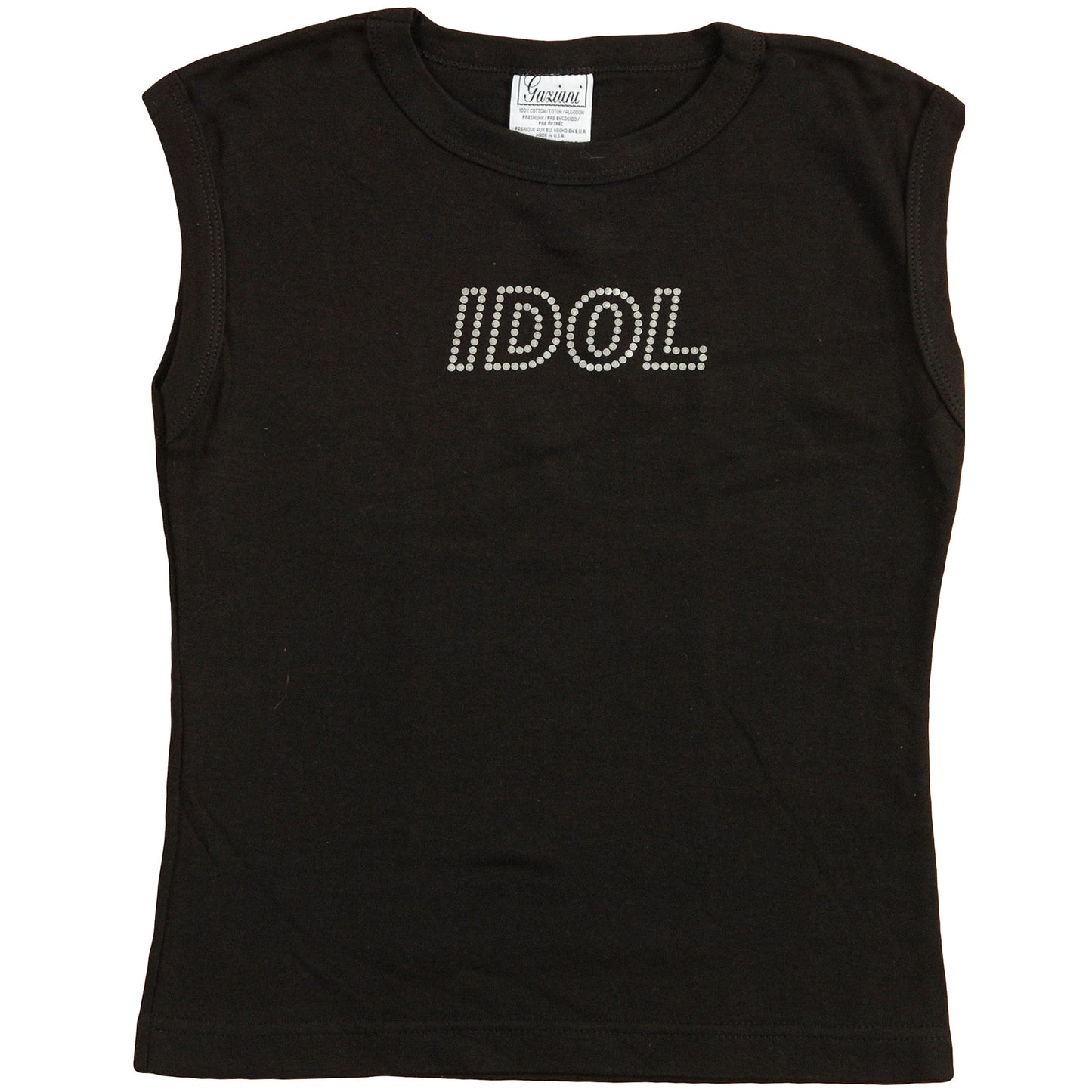 Billy Idol Nail Head Sleeveless Junior Top Front