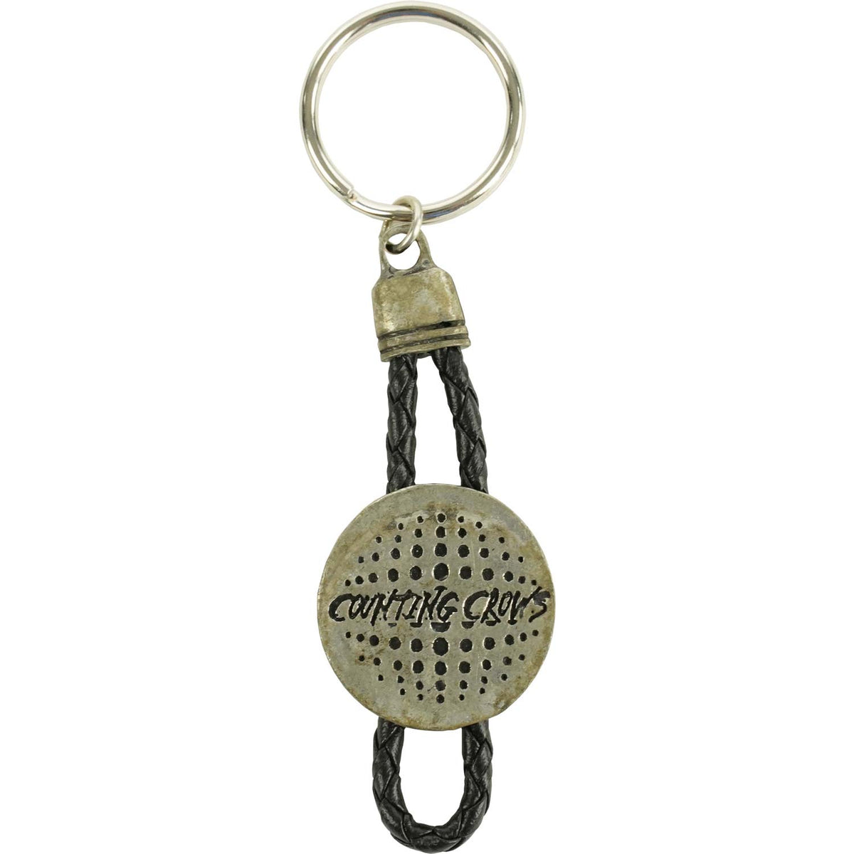 Counting Crows Logo Metal Key Chain Front