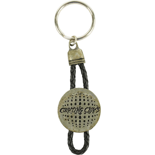Counting Crows Logo Metal Key Chain Front