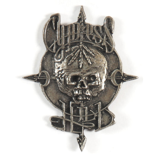 Cypress Hill Skull Pewter Pin Badge Front