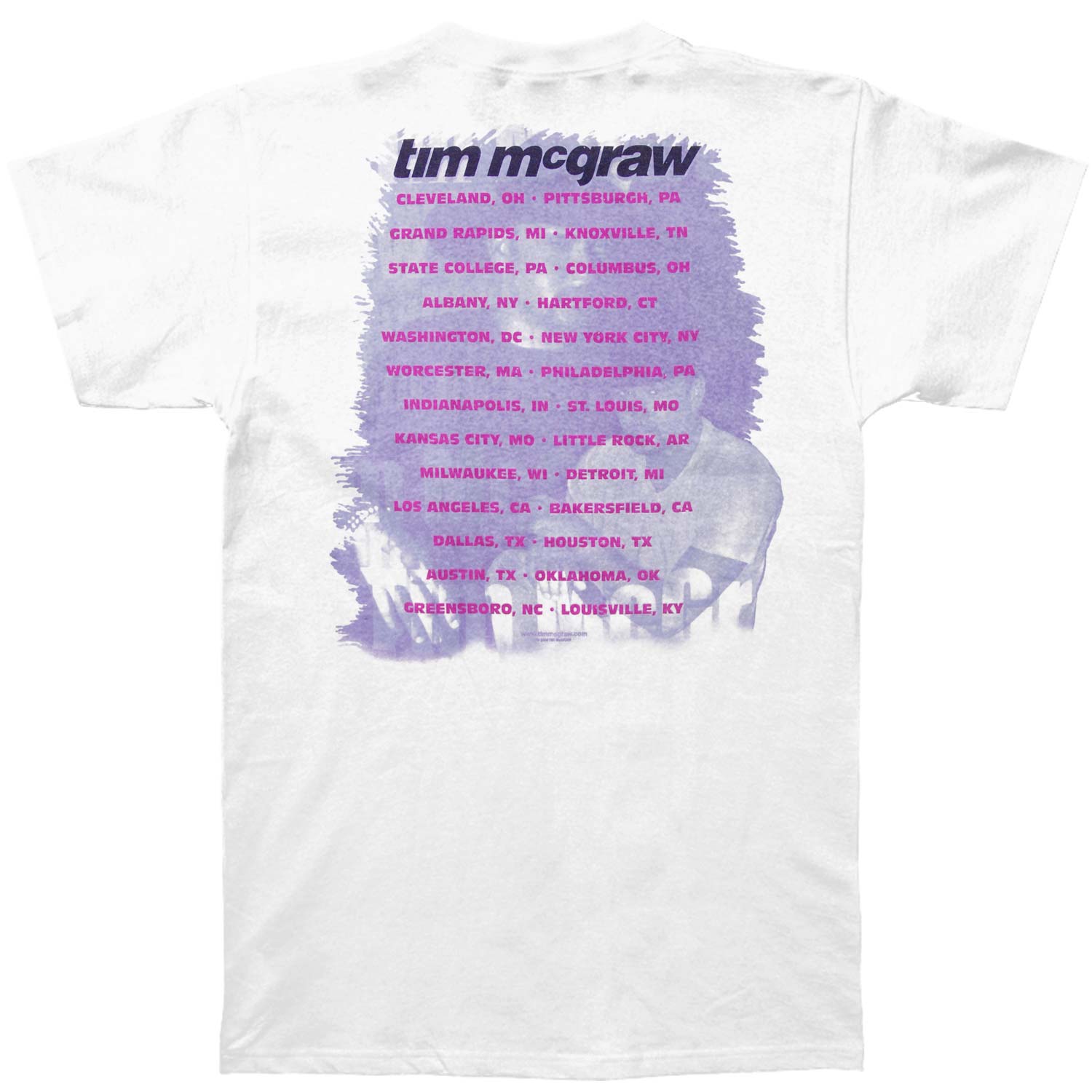 Tim Mcgraw Big Face Tour T-shirt