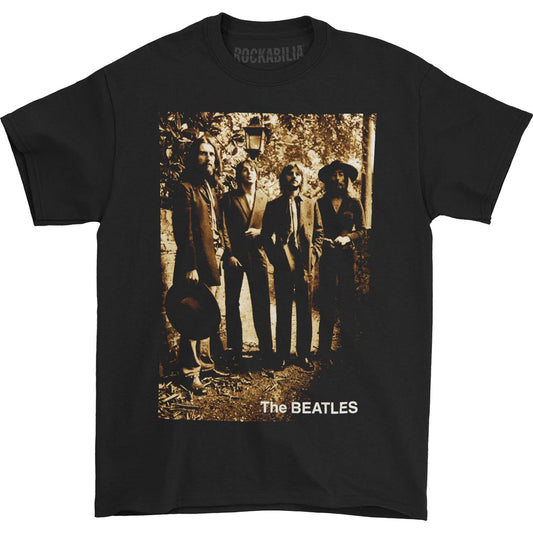 Beatles Sepia 1969 Photo Slim Fit T-shirt Front