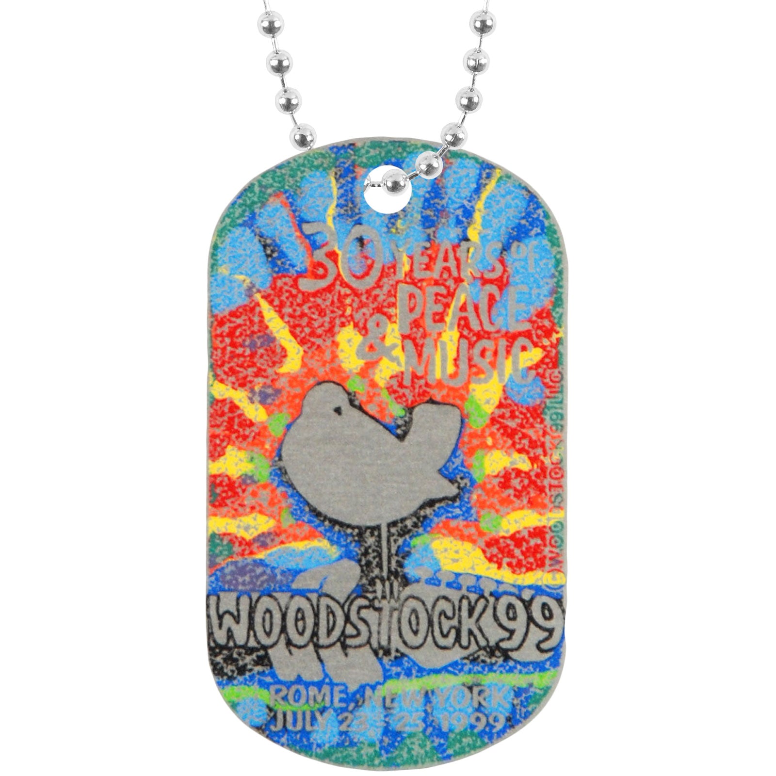 Woodstock 99 Dog Tag Necklace