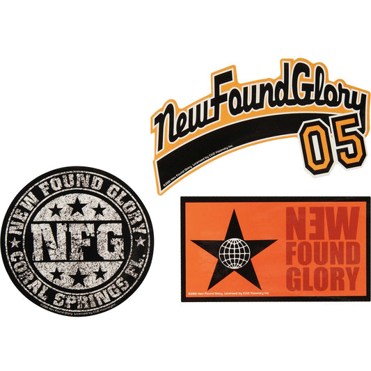New Found Glory Sticker Set Sticker Set Front