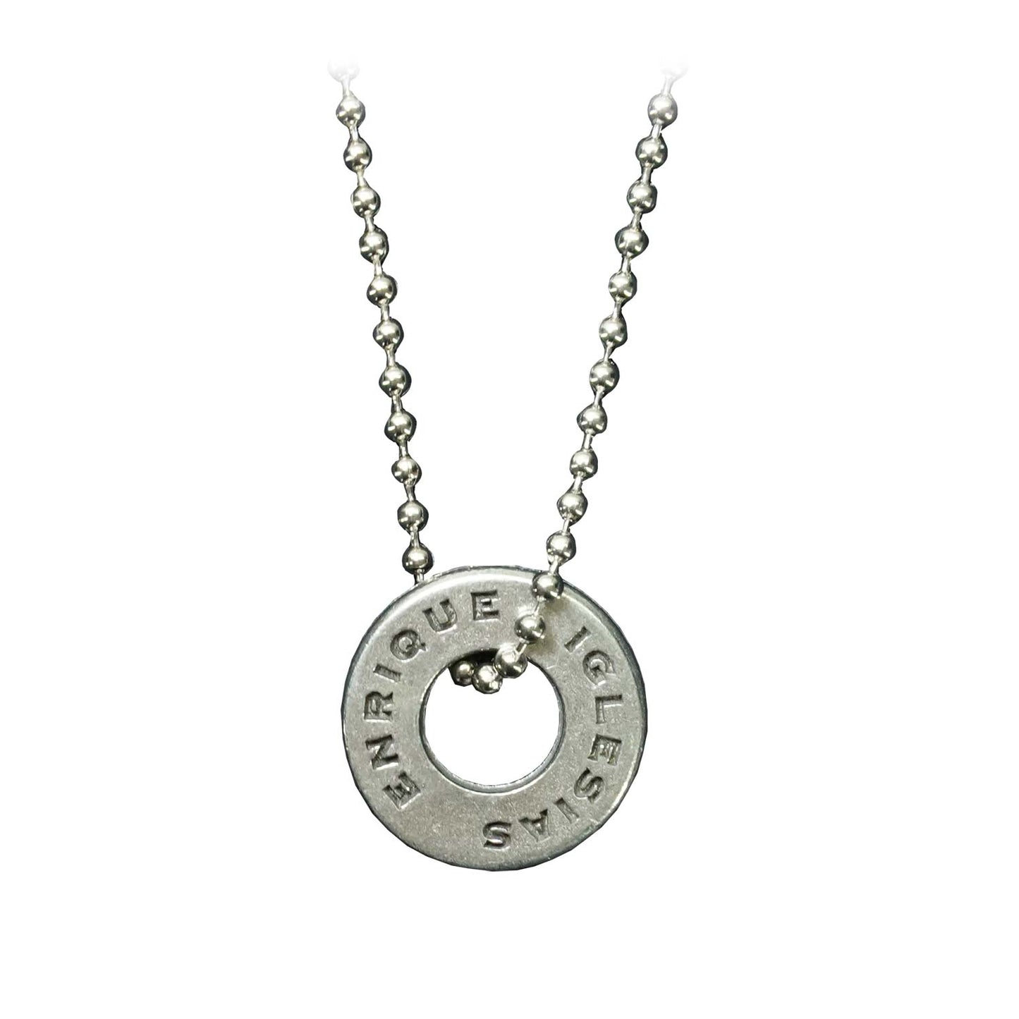 Enrique Iglesias Pendant Necklace Front
