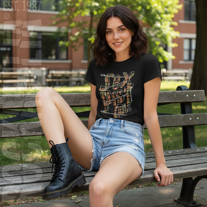 Plaid Zipper Junior Top